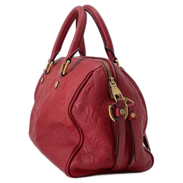 9350816 02 Louis Vuitton Speedy Bandouli√®re 25 Handbag Monogram Empreinte Red