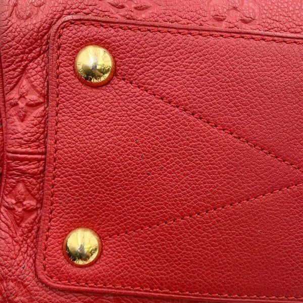 9350816 10 Louis Vuitton Speedy Bandouli√®re 25 Handbag Monogram Empreinte Red