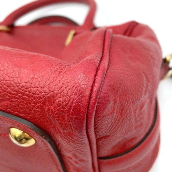 9350816 11 Louis Vuitton Speedy Bandouli√®re 25 Handbag Monogram Empreinte Red