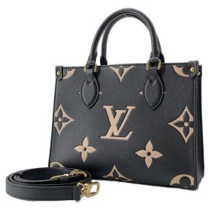 9368927 01 Louis Vuitton Monogram Clara Hand Bag Brown Gold Metal Fittings