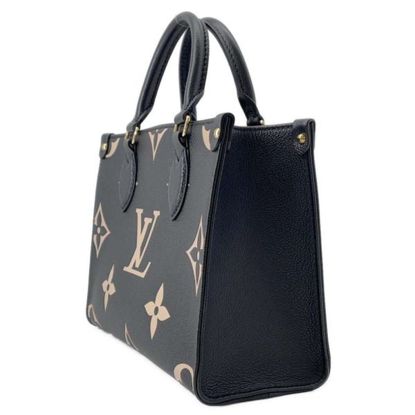 9368927 02 Louis Vuitton On the Go PM 2way Shoulder Bag Black