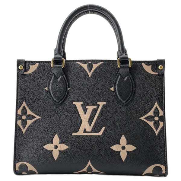 9368927 03 Louis Vuitton On the Go PM 2way Shoulder Bag Black