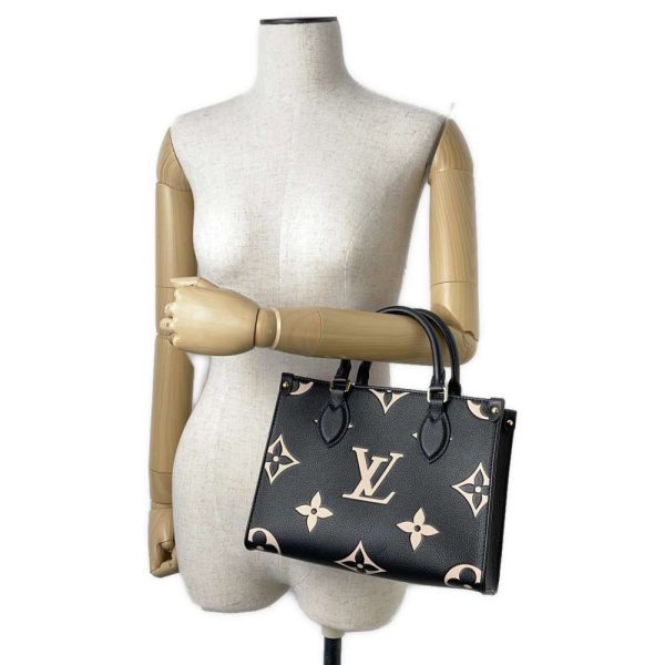 9368927 05 Louis Vuitton On the Go PM 2way Shoulder Bag Black