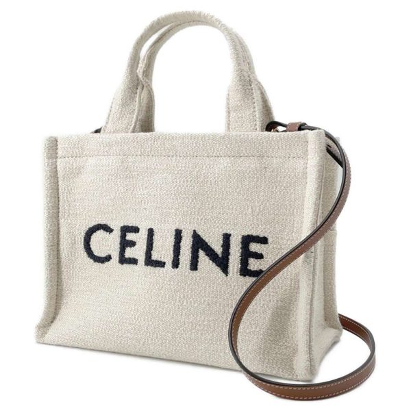 9383289 01 Celine hippo small 2way Tote Bag Natural Tan