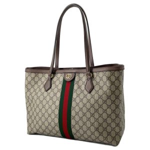 9383449 01 Gucci Canvas Beige GG Shoulder Bag