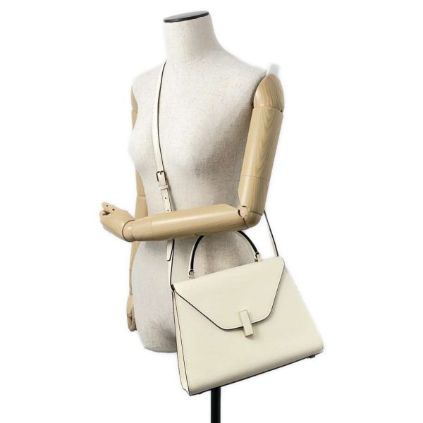 9386914 06 Valextra Iside Soft 2way Shoulder Bag White