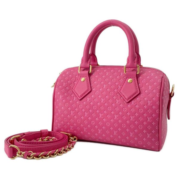 9394742 01 Louis Vuitton Speedy Bandouliere 20 Handbag Rose