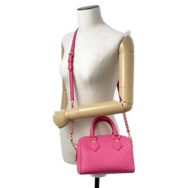 9394742 06 Louis Vuitton Speedy Bandouliere 20 Handbag Rose