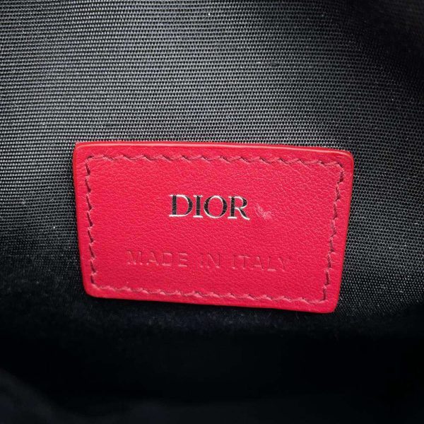 9395367 12 Christian Dior Oblique Leather Messenger World Tour Shoulder Bag Red