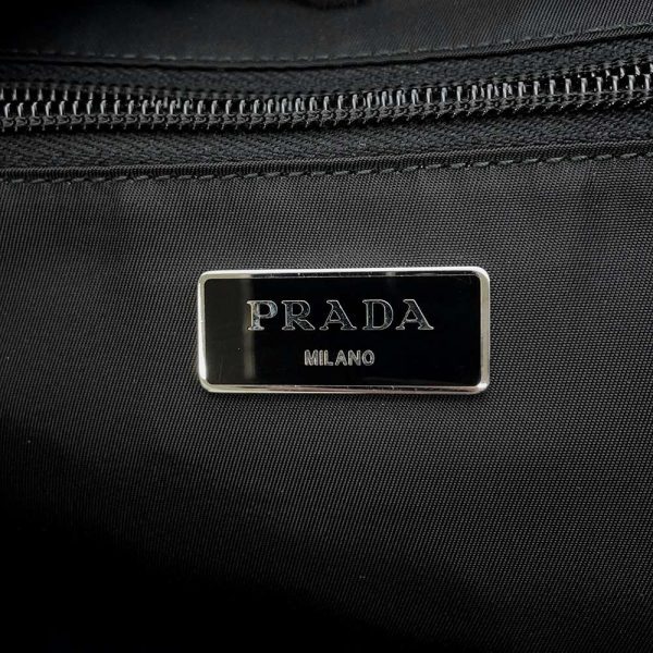 9395800 17 Prada Backpack Hibiscus Pattern Nylon