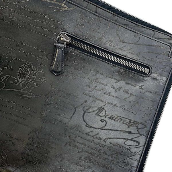 9396562 11 Berluti Calligraphy Clutch Bag