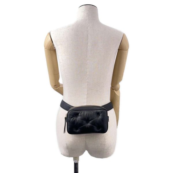 9398566 05 Maison Margiela Logo Waist Body Bag Black