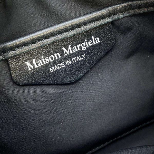 9398566 07 Maison Margiela Logo Waist Body Bag Black