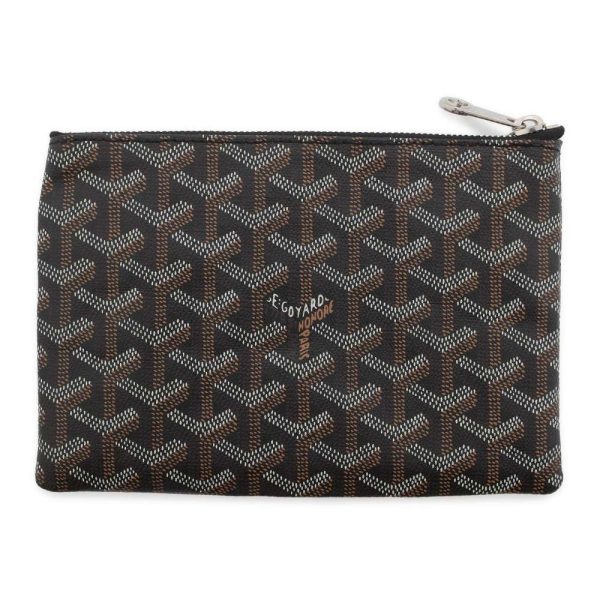 9399020 03 Goyard Herringbone Accessory Case Pouch Black