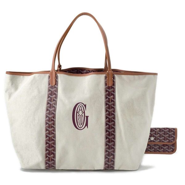 9407688 01 Goyard Saint Louis Pertuis GM Reversible Tote Bag Bordeaux