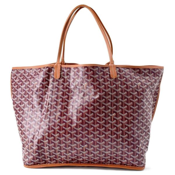 9407688 10 Goyard Saint Louis Pertuis GM Reversible Tote Bag Bordeaux