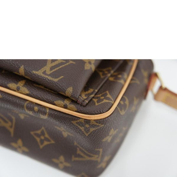 94091 8 Louis Vuitton Vivacite PM Monogram Leather Brown