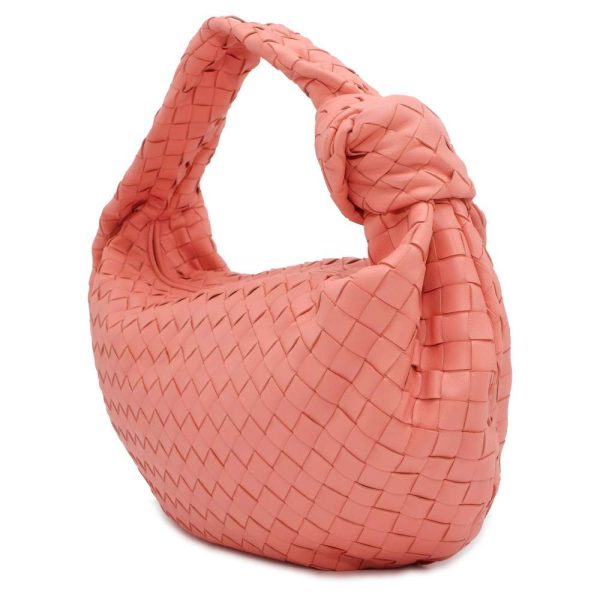 9419148 02 Bottega Veneta Jodi Intrecciato Shoulder Bag Pink