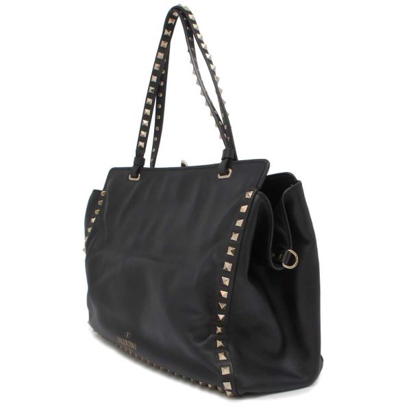 9425392 02 Valentino Garavani Rockstud 2way Shoulder Bag Black