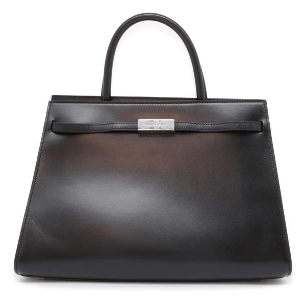 9429000 01 Givenchy Handbag 1952 Top Handle Calf Leather 2way Black