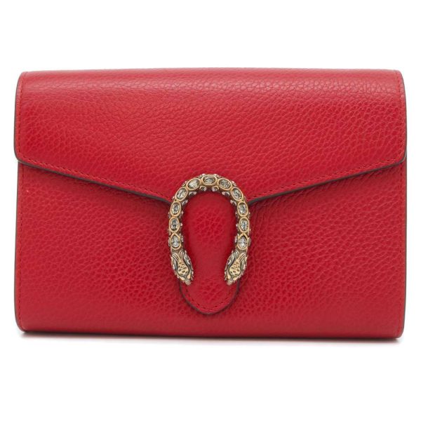 9429215 01 Gucci Dionysus Mini Chain Shoulder Bag Red