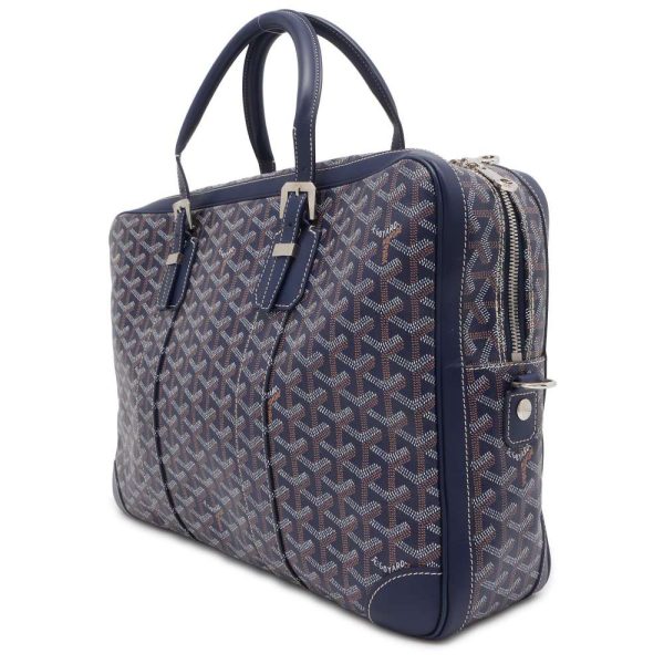 9431119 02 Goyard Herringbone Ambassador Tote Bag Navy