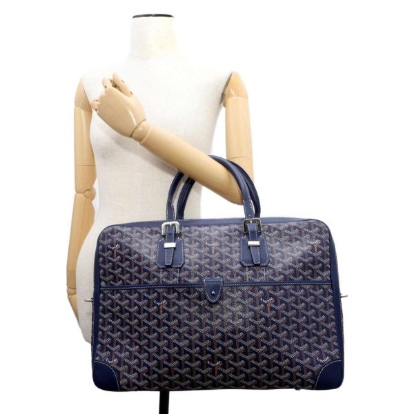 9431119 04 Goyard Herringbone Ambassador Tote Bag Navy