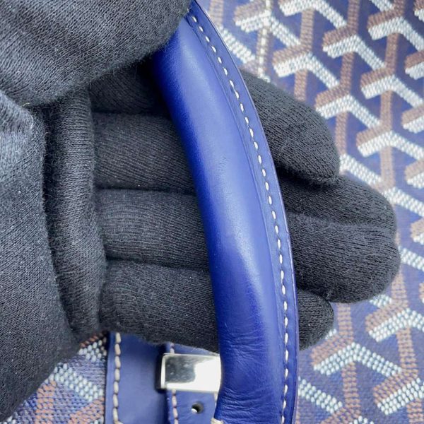 9431119 10 Goyard Herringbone Ambassador Tote Bag Navy