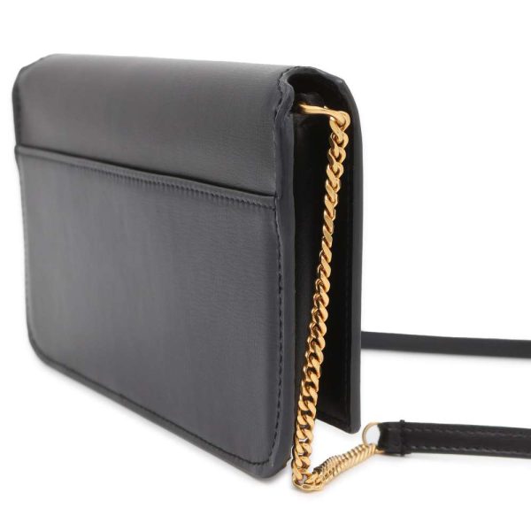 9431195 02 Saint Laurent Paris Chain Phone Holder Shoulder Bag Black