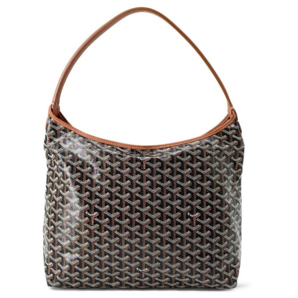 9437067 01 Goyard Boheme Hobo Shoulder Bag Black Brown