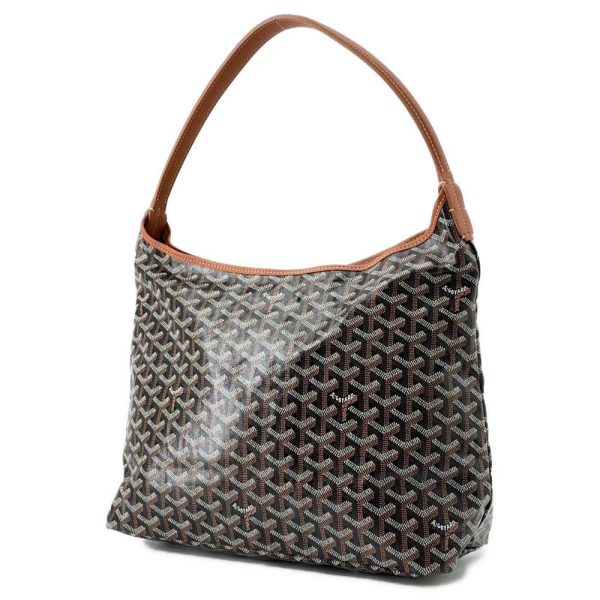 9437067 02 Goyard Boheme Hobo Shoulder Bag Black Brown