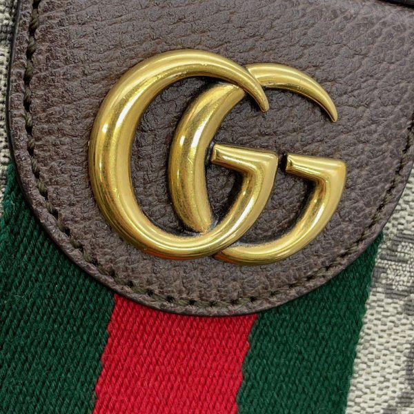 9438842 10 Gucci Ophidia GG Supreme Backpack GreenRedBeige