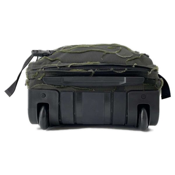 9441088 03 Christian Dior Canvas Camouflage Khaki Carry Case Bag GreenBlack