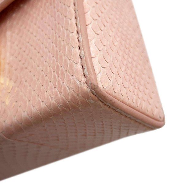 9441194 06 Christian Dior Python Shoulder Bag Pink