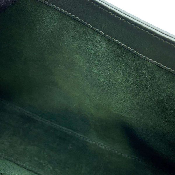 9441330 09 Saint Laurent Paris Le Cassette Shoulder Bag Green