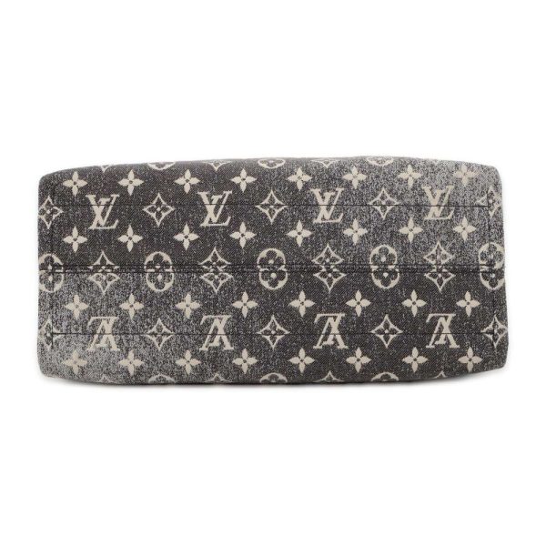 9441408 03 Louis Vuitton On the Go MM Tote Bag Denim Gray