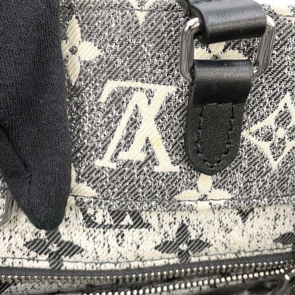 9441408 09 Louis Vuitton On the Go MM Tote Bag Denim Gray