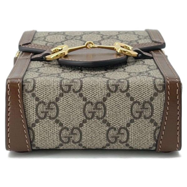 9448353 03 Gucci Horsebit 1955 Shoulder Bag BeigeBrown