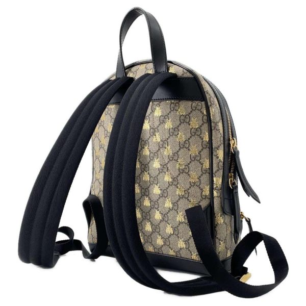 9457447 02 Gucci Bee Backpack BeigeBlack