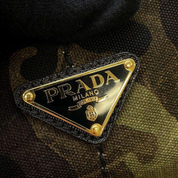 9461208 10 Prada Tote Bag Canapa Camouflage Canvas