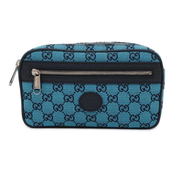 9462489 01 Gucci GG waist bag blue