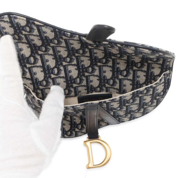 9462601 05 Christian Dior Pochette Waist Saddle Bag Navy