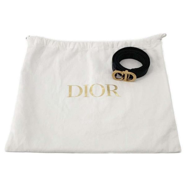 9462632 12 Christian Dior Waist Saddle Bag Black