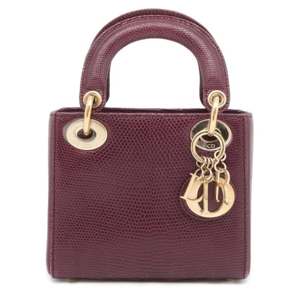 9462656 01 Christian Dior Lizard Mini 2 Way Hand Bag