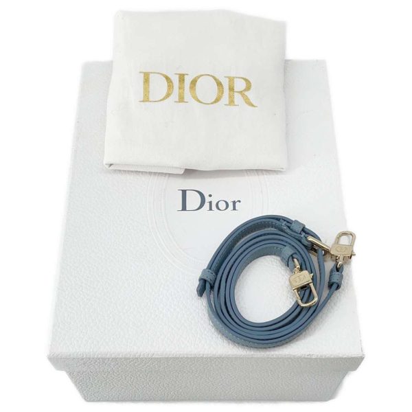 9462731 16 Dior Cannage Vanity 2way Shoulder Bag Blue