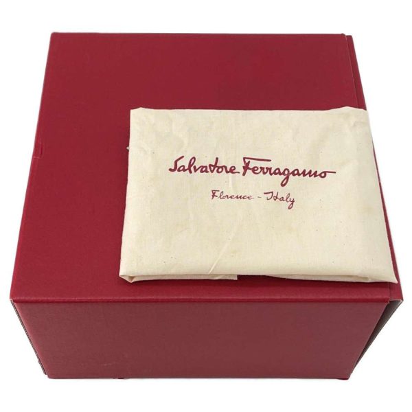 9462762 14 Salvatore Ferragamo Vara Ribbon Chain Shoulder Bag White