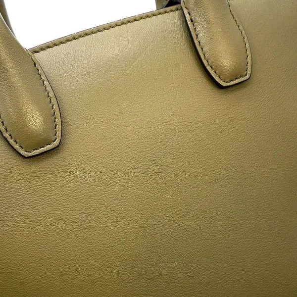 9462786 09 Salvatore Ferragamo Salvatore Gancini 2way Handbag Khaki