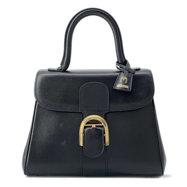 9462847 01 Delvaux Brillon PM Reprint 1958 Handbag Black