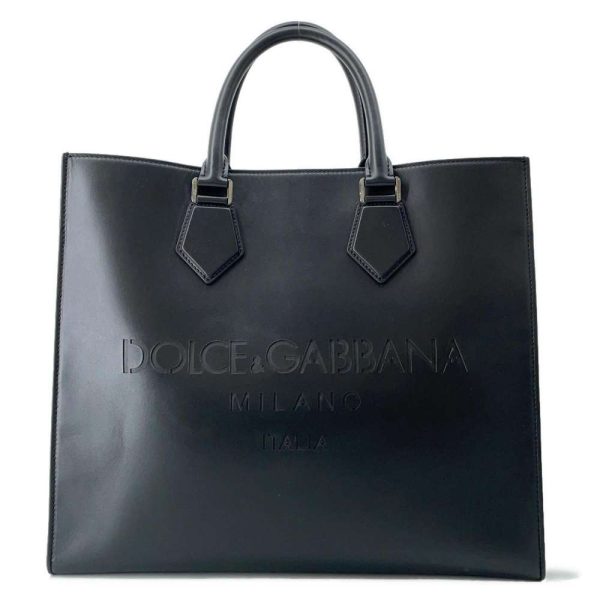 9462878 01 Dolce Gabbana Edge Logo 2way Shoulder Bag Black