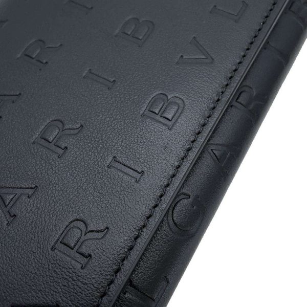 9462991 11 BVLGARI Logo Infinitum Long Wallet Black